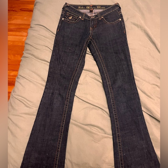 Urban behaviour Denim flared low rise jeans, size 25, - Picture 6 of 7